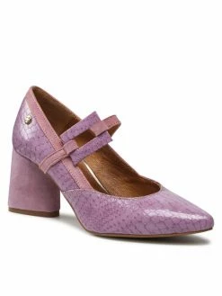 Συμφωνίες 🎉 Maciejka Γυναίκες Γοβάκια Κλειστά παπούτσια 05495-05/00-1 Μωβ 🥰