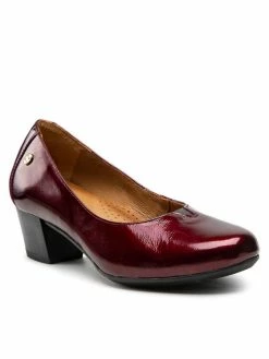 Τοπ 10 😀 Maciejka Γυναίκες Γοβάκια Κλειστά παπούτσια 05709-23/00-1 Μπορντό ⌛