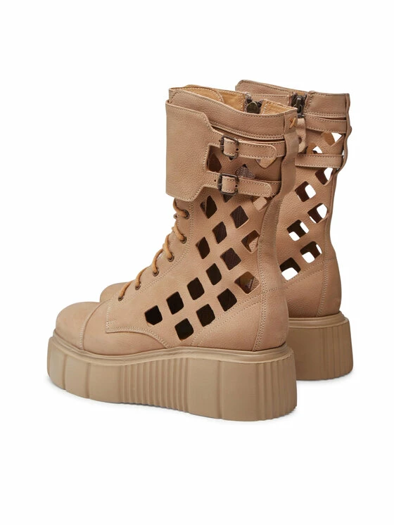 Best Pirce 💯 Maciejka Γυναίκες Biker Μποτάκια Μποτάκια 05505-04/00-1 Μπεζ 🛒 3 Best Pirce 💯 Maciejka Γυναίκες Biker Μποτάκια Μποτάκια 05505-04/00-1 Μπεζ 🛒 - Image 3