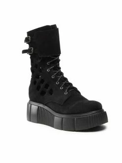 Το φθηνότερο ✨ Maciejka Γυναίκες Biker Μποτάκια Μποτάκια 05505-01/00-1 Μαύρο 🛒