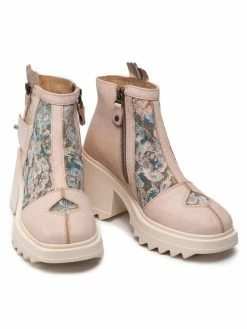 Προώθηση 👍 Maciejka Γυναίκες Biker Μποτάκια Μποτάκια 05325-04/00-5 Ροζ 🎉 -Maciejka πωλήσεων unnamed file 1525