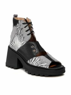 Συμφωνίες 👏 Maciejka Γυναίκες Biker Μποτάκια Μποτάκια 05321-03/00-5 Γκρι ✨