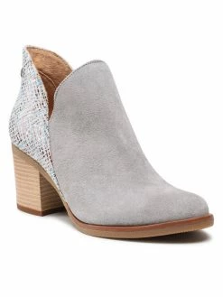 Εκπτωση 🤩 Maciejka Γυναίκες Biker Μποτάκια Μποτάκια 04492-03/00-5 Γκρι 🧨