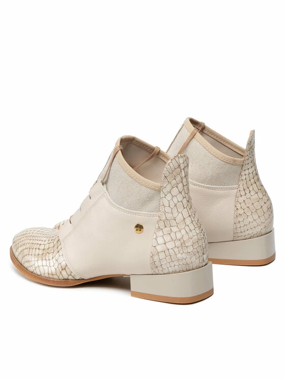 Ολοκαίνουργιο ⭐ Maciejka Γυναίκες Biker Μποτάκια Μποτάκια 04744-04/00-5 Μπεζ 💯 3 Ολοκαίνουργιο ⭐ Maciejka Γυναίκες Biker Μποτάκια Μποτάκια 04744-04/00-5 Μπεζ 💯 - Image 3