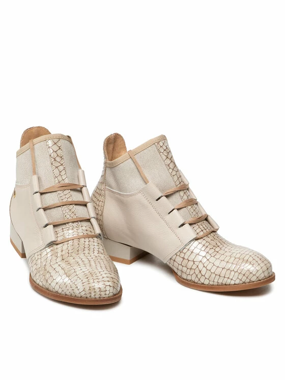 Ολοκαίνουργιο ⭐ Maciejka Γυναίκες Biker Μποτάκια Μποτάκια 04744-04/00-5 Μπεζ 💯 5 Ολοκαίνουργιο ⭐ Maciejka Γυναίκες Biker Μποτάκια Μποτάκια 04744-04/00-5 Μπεζ 💯 - Image 5