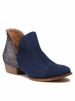 Προϋπολογισμός ✔️ Maciejka Γυναίκες Biker Μποτάκια Μποτάκια 04091-76/00-5 Σκούρο μπλε 🛒