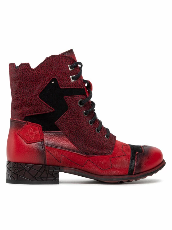 Καλύτερη πώληση ✔️ Maciejka Γυναίκες Biker Μποτάκια Μποτάκια 04625-08/00-3 Κόκκινο ❤️ 2 Καλύτερη πώληση ✔️ Maciejka Γυναίκες Biker Μποτάκια Μποτάκια 04625-08/00-3 Κόκκινο ❤️ - Image 2