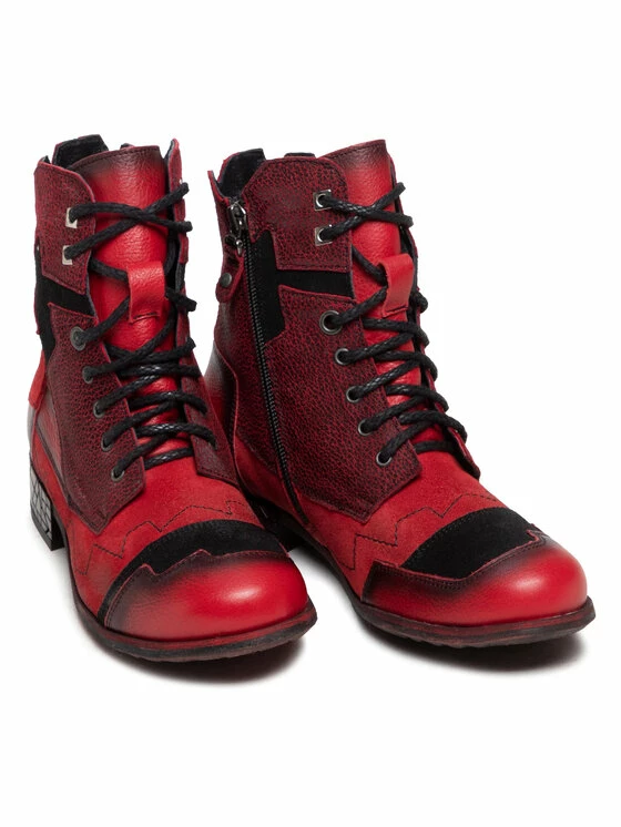 Καλύτερη πώληση ✔️ Maciejka Γυναίκες Biker Μποτάκια Μποτάκια 04625-08/00-3 Κόκκινο ❤️ 5 Καλύτερη πώληση ✔️ Maciejka Γυναίκες Biker Μποτάκια Μποτάκια 04625-08/00-3 Κόκκινο ❤️ - Image 5