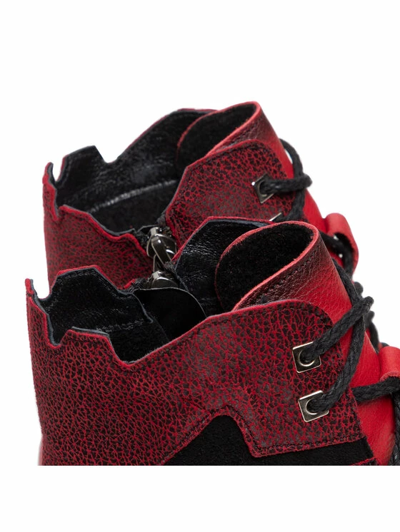 Καλύτερη πώληση ✔️ Maciejka Γυναίκες Biker Μποτάκια Μποτάκια 04625-08/00-3 Κόκκινο ❤️ 6 Καλύτερη πώληση ✔️ Maciejka Γυναίκες Biker Μποτάκια Μποτάκια 04625-08/00-3 Κόκκινο ❤️ - Image 6