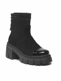 Best Pirce 🧨 Maciejka Γυναίκες Biker Μποτάκια Μποτάκια 05231-01/00-7 Μαύρο 🎉