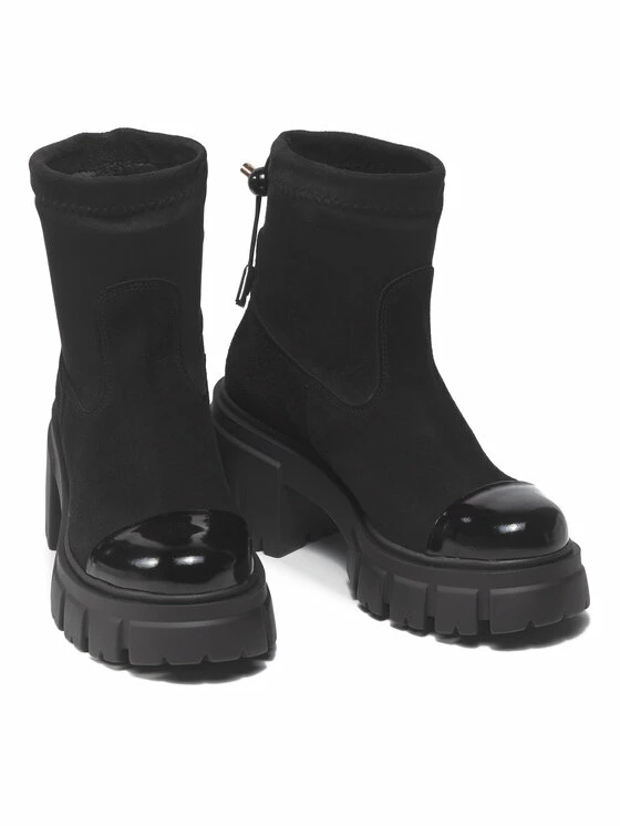 Best Pirce 🧨 Maciejka Γυναίκες Biker Μποτάκια Μποτάκια 05231-01/00-7 Μαύρο 🎉 5 Best Pirce 🧨 Maciejka Γυναίκες Biker Μποτάκια Μποτάκια 05231-01/00-7 Μαύρο 🎉 - Image 5