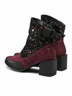 Εξοδος 🧨 Maciejka Γυναίκες Biker Μποτάκια Μποτάκια 05102-23/00-3 Μπορντό 💯 -Maciejka πωλήσεων unnamed file 1841