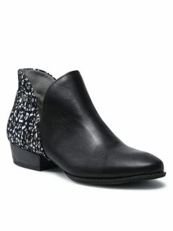 Πολύ καλή προσφορά ✔️ Maciejka Γυναίκες Biker Μποτάκια Μποτάκια 04091-53/00-5 Μαύρο ⌛