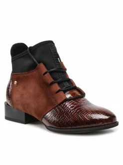 Τοπ 10 😍 Maciejka Γυναίκες Biker Μποτάκια Μποτάκια 04744-02/00-7 Καφέ 🌟