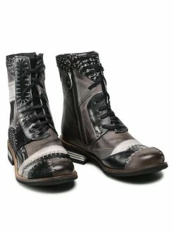 Τοπ 10 😍 Maciejka Γυναίκες Biker Μποτάκια Μποτάκια 05095-03/00-3 Γκρι 🎉 -Maciejka πωλήσεων unnamed file 1981