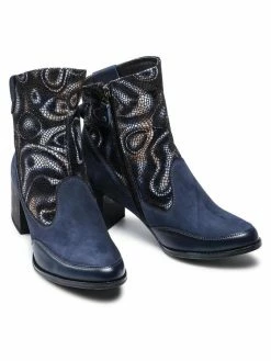 Πολύ καλή προσφορά 👏 Maciejka Γυναίκες Biker Μποτάκια Μποτάκια 05102-17/00-3 Σκούρο μπλε 🔔 -Maciejka πωλήσεων unnamed file 2023