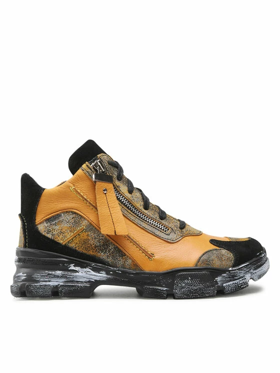 Συμφωνίες ⭐ Maciejka Γυναίκες Biker Μποτάκια Μποτάκια 05088-07/00-7 Κίτρινο ✨ 2 Συμφωνίες ⭐ Maciejka Γυναίκες Biker Μποτάκια Μποτάκια 05088-07/00-7 Κίτρινο ✨ - Image 2