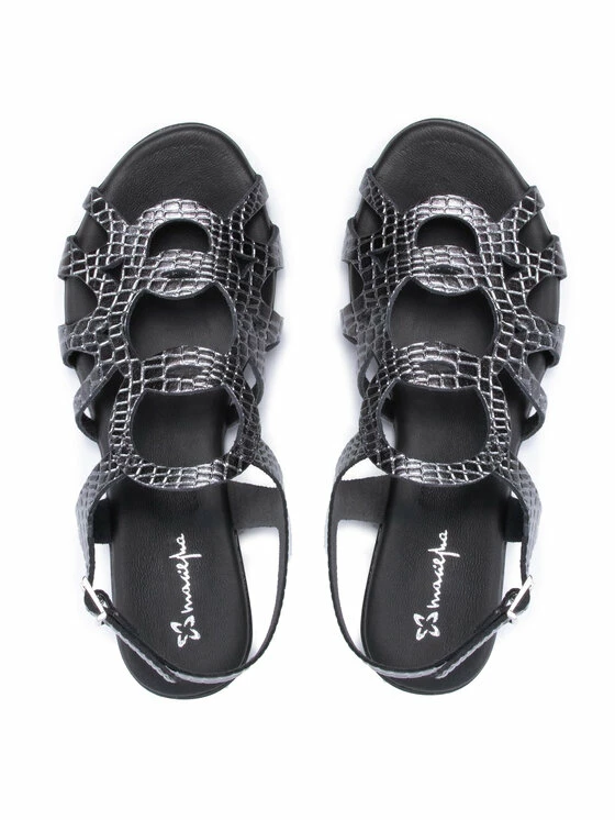 Κουπόνι 🤩 Maciejka Γυναίκες Σανδάλια L4813-20/00-0 Ασημί ⭐ 6 Κουπόνι 🤩 Maciejka Γυναίκες Σανδάλια L4813-20/00-0 Ασημί ⭐ - Image 6