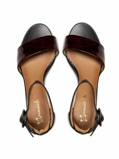 Κουπόνι 👏 Maciejka Γυναίκες Σανδάλια 04235-23/00-5 Μπορντό 🛒 -Maciejka πωλήσεων unnamed file 2114