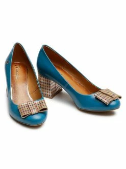 Ολοκαίνουργιο ❤️ Maciejka Γυναίκες Γοβάκια Κλειστά παπούτσια 3356A-36/00-1 Μπλε 🤩 -Maciejka πωλήσεων unnamed file 2161