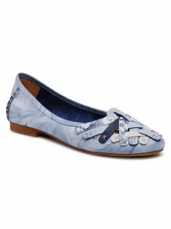 Νέος 🔔 Maciejka Γυναίκες Μπαλαρίνες 01358-45/00-0 Μπλε 😉