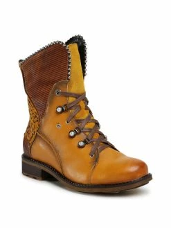 Νέος 💯 Maciejka Γυναίκες Biker Μποτάκια Μποτάκια 3623A-07/00-3 Κίτρινο 👍