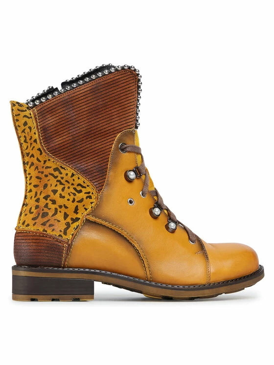 Νέος 💯 Maciejka Γυναίκες Biker Μποτάκια Μποτάκια 3623A-07/00-3 Κίτρινο 👍 2 Νέος 💯 Maciejka Γυναίκες Biker Μποτάκια Μποτάκια 3623A-07/00-3 Κίτρινο 👍 - Image 2