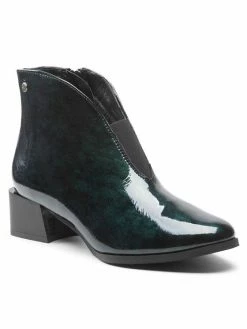 Τοπ 10 🎁 Maciejka Γυναίκες Biker Μποτάκια Μποτάκια 04777-09/00-3 Πράσινο 👍