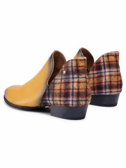 Προϋπολογισμός 😍 Maciejka Γυναίκες Biker Μποτάκια Μποτάκια 04091-07/00-5 Κίτρινο 🎉 -Maciejka πωλήσεων unnamed file 2477