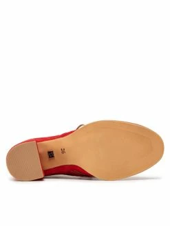 Η καλύτερη συμφωνία ⭐ Maciejka Γυναίκες Biker Μποτάκια Μποτάκια 04040-08/00-5 Κόκκινο 👏 -Maciejka πωλήσεων unnamed file 2526