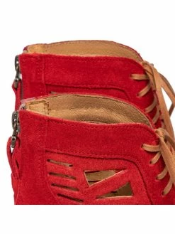 Η καλύτερη συμφωνία ⭐ Maciejka Γυναίκες Biker Μποτάκια Μποτάκια 04040-08/00-5 Κόκκινο 👏 -Maciejka πωλήσεων unnamed file 2528