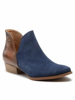 ΧΟΝΔΡΙΚΟ ΕΜΠΟΡΙΟ 🧨 Maciejka Γυναίκες Biker Μποτάκια Μποτάκια 04091-43/00-5 Σκούρο μπλε ❤️