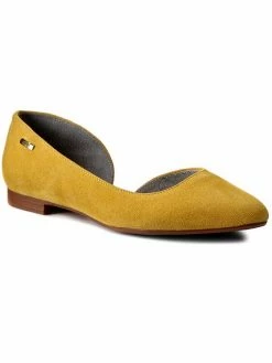 Κουπόνι 👍 Maciejka Γυναίκες Μπαλαρίνες 01295-07/00-5 Κίτρινο 🔥