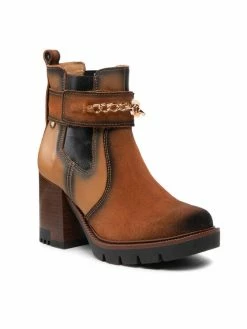 Καλύτερες κριτικές για 🎁 Maciejka Γυναίκες Biker Μποτάκια Μποτάκια 05781-29/00-8 Καφέ 🔥