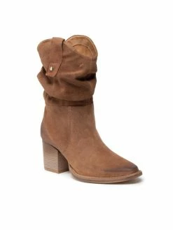 Πολύ καλή προσφορά 😍 Maciejka Γυναίκες Biker Μποτάκια Μποτάκια 05775-29/00-6 Καφέ 🔥