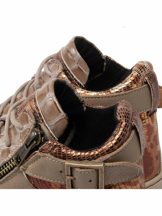 Νέος 🔥 Maciejka Γυναίκες Biker Μποτάκια Μποτάκια 05632-10/00-7 Μπεζ ✔️ 5 Νέος 🔥 Maciejka Γυναίκες Biker Μποτάκια Μποτάκια 05632-10/00-7 Μπεζ ✔️ - Image 5