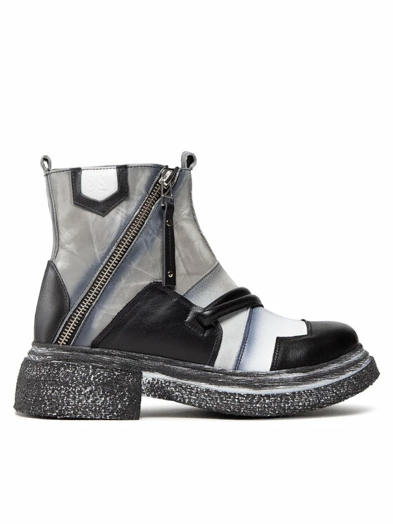 Εξοδος 🥰 Maciejka Γυναίκες Biker Μποτάκια Μποτάκια 05580-11/00-3 Γκρι 😉 2 Εξοδος 🥰 Maciejka Γυναίκες Biker Μποτάκια Μποτάκια 05580-11/00-3 Γκρι 😉 - Image 2