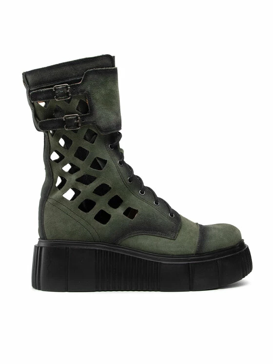 Καλύτερη πώληση 😀 Maciejka Γυναίκες Biker Μποτάκια Μποτάκια 05505-09/00-1 Πράσινο ⭐ 2 Καλύτερη πώληση 😀 Maciejka Γυναίκες Biker Μποτάκια Μποτάκια 05505-09/00-1 Πράσινο ⭐ - Image 2