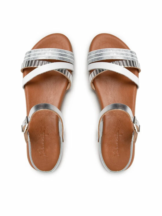 Προϋπολογισμός 😍 Maciejka Γυναίκες Σανδάλια L4956-11/00-5 Λευκό 🤩 6 Προϋπολογισμός 😍 Maciejka Γυναίκες Σανδάλια L4956-11/00-5 Λευκό 🤩 - Image 6