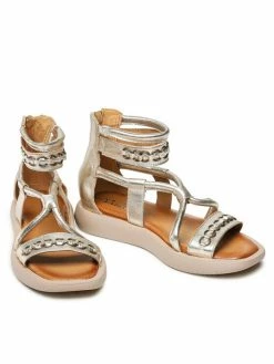 Εκπτωση ✨ Maciejka Γυναίκες Σανδάλια 05559-25/00-1 Χρυσό 😍 -Maciejka πωλήσεων unnamed file 799