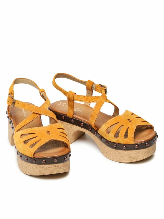 Νέος ⭐ Maciejka Γυναίκες Σανδάλια 05590-07/00-5 Πορτοκαλί 🧨 5 Νέος ⭐ Maciejka Γυναίκες Σανδάλια 05590-07/00-5 Πορτοκαλί 🧨 - Image 5