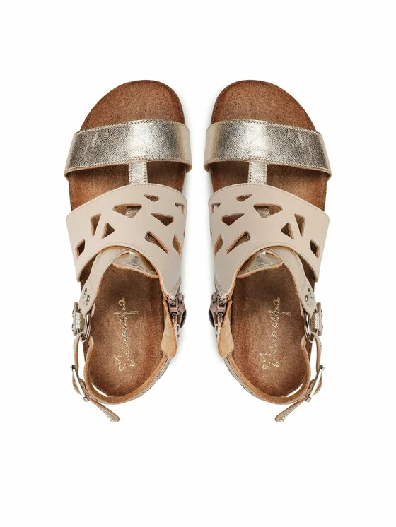 Φτηνός ✔️ Maciejka Γυναίκες Σανδάλια 05399-25/00-5 Χρυσό ✨ 6 Φτηνός ✔️ Maciejka Γυναίκες Σανδάλια 05399-25/00-5 Χρυσό ✨ - Image 6